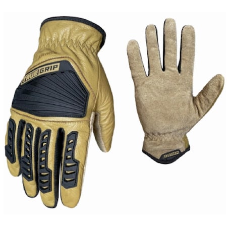 True Grip Leather Hybrid Impact Gloves - Large 103521